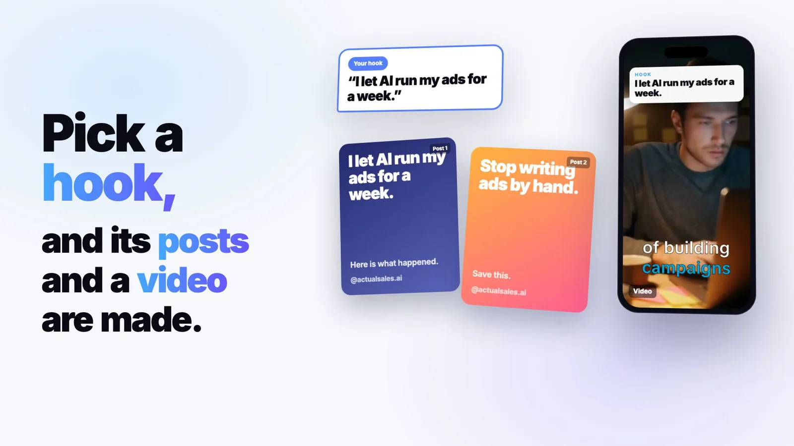Posts and a video