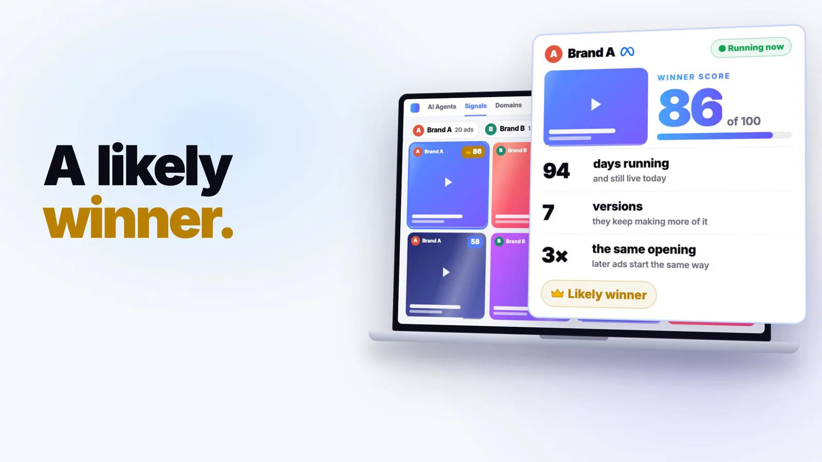 A winner score on every ad